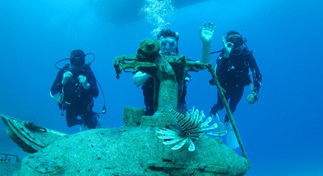 Milletvekili Uslu Kaş ta dalış yaptı