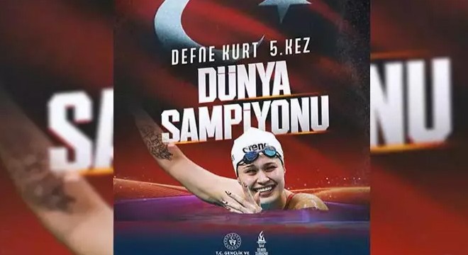 Milli para yüzücü Defne Kurt’tan 5’inci dünya şampiyonluğu