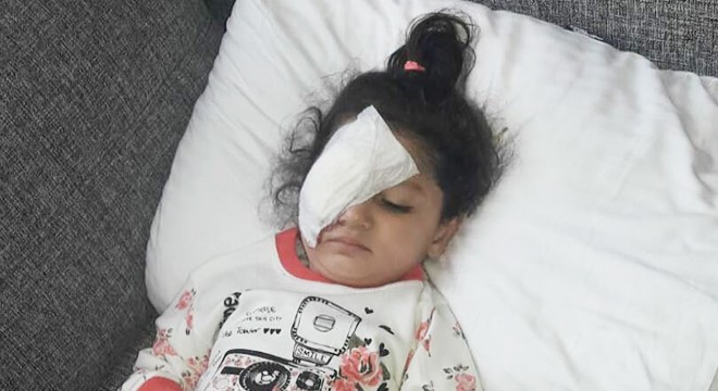 Minik Ünzile'nin hastane masrafları, hayırsever tarafından ödendi