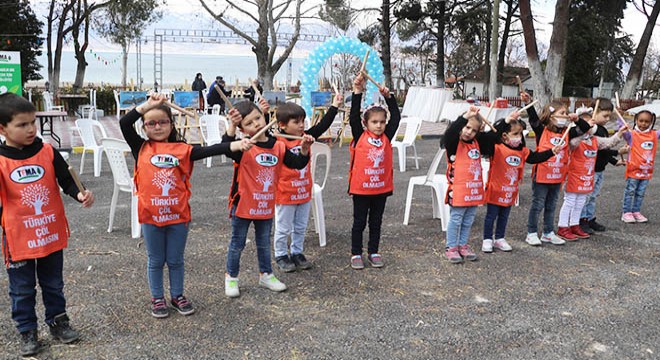 Miniklerden Burdur Gölü için farkındalık etkinliği