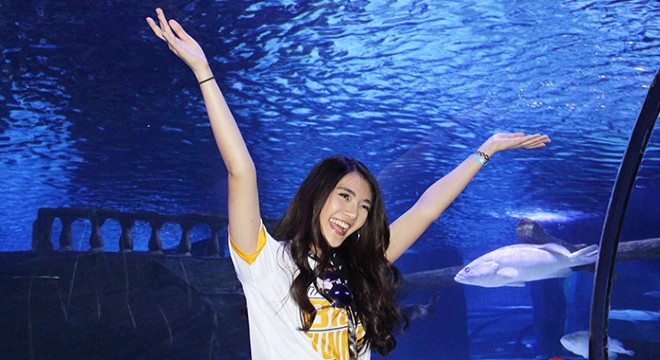 Modeller Antalya Aquarium'a hayran kaldı