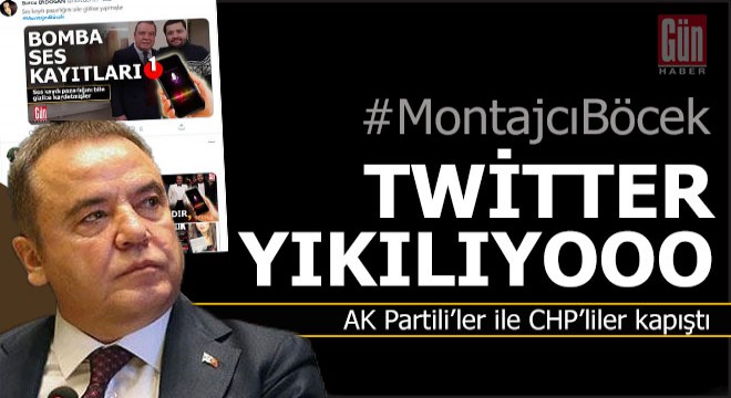 #MontajcıBöcek Türkiye gündeminde...