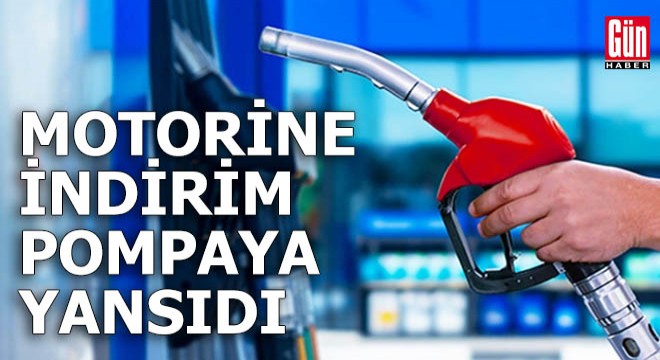 Motorine indirim pompaya yansıdı