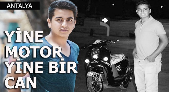 Motosikletle otomobile çarpan liseli Melih öldü