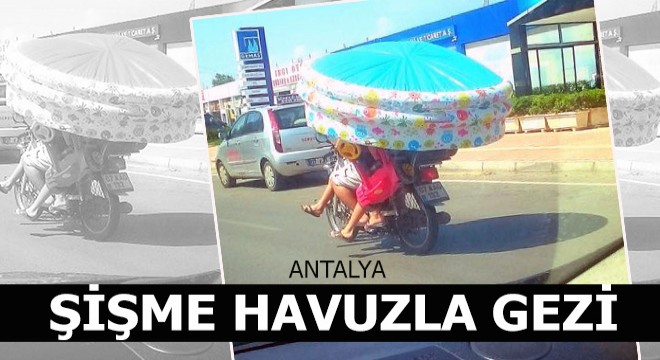 Motosikletle tehlikeli yolculuk