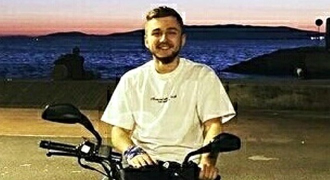 Motosikletli Çağan'ın öldüğü kaza kamerada