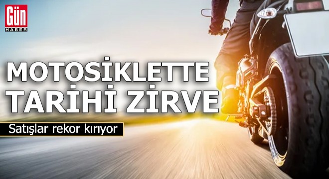 Motosiklette tarihi zirve