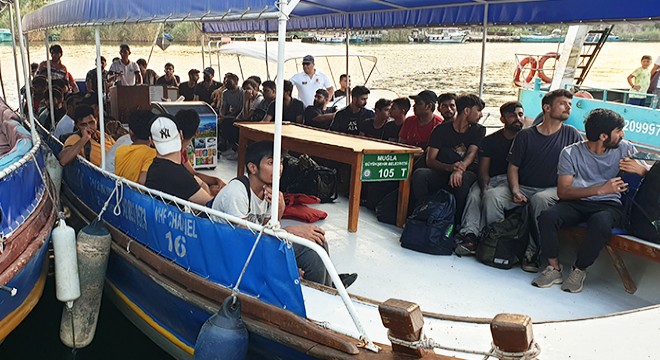 Muğla'da 122 kaçak göçmen yakalandı