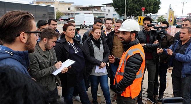 Mühendis adayları raylı sistem projesini inceledi