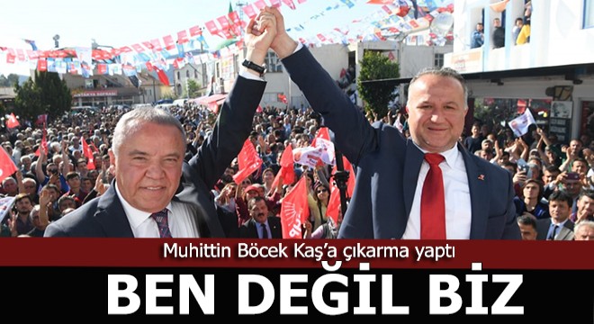 Muhittin Böcek Kaş'ta