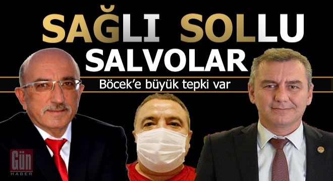 Muhittin Böcek’e sağlı sollu tepki var