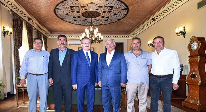 Muhtarlar Vali Karaloğlu'nu ziyaret etti