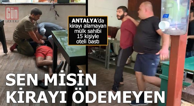 Mülk sahibi el ve ayaklarını bağladığı kiracısını dövdü