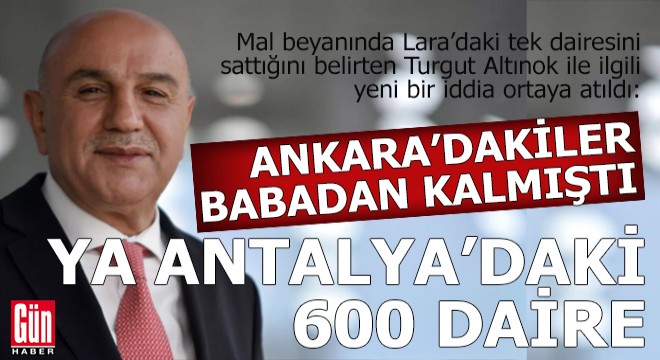 Murat Ağırel den bomba iddia: Antalya da da 600 dairesi var