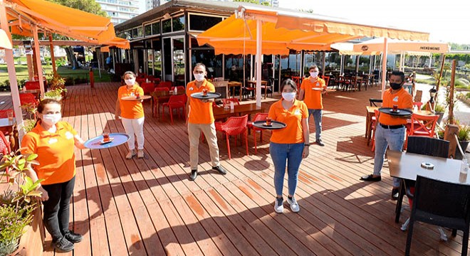 Muratpaşa Deniz Yüzü kafe, yeniden açıldı