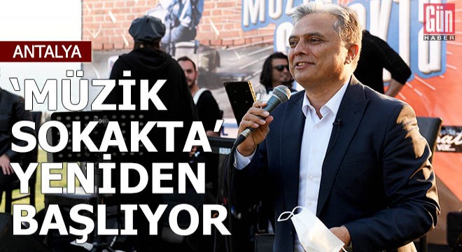 Muratpaşa'da 'Müzik Sokakta' yeniden başlıyor