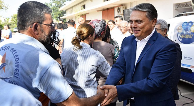 Muratpaşa'da bayramlaşma