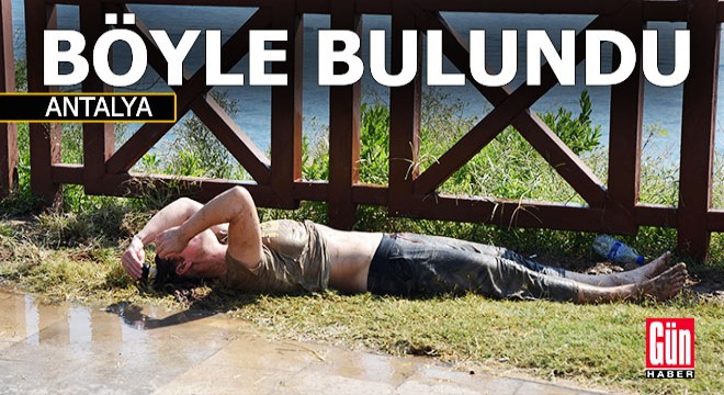 Muratpaşa'da bir parkta böyle bulundu
