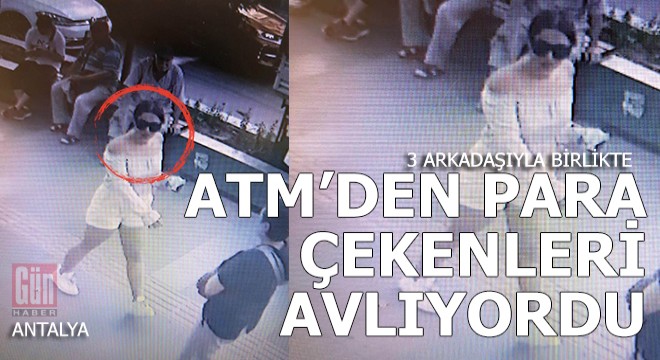 Muratpaşa'da bu kadına para bozan yandı
