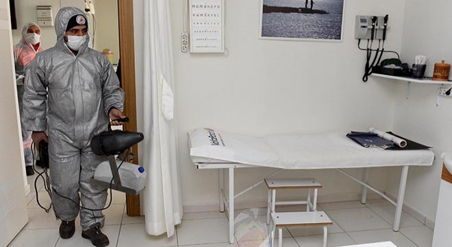 Muratpaşa'da dezenfekte çalışmaları sürüyor