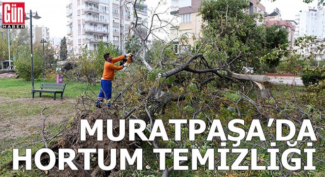 Muratpaşa'da 'hortum' temizliği
