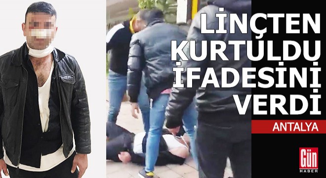 Muratpaşa'daki taciz şüphelisi ifade verdi