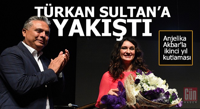 Muratpaşa'dan Anjelika Akbar'la ikinci yıl kutlaması