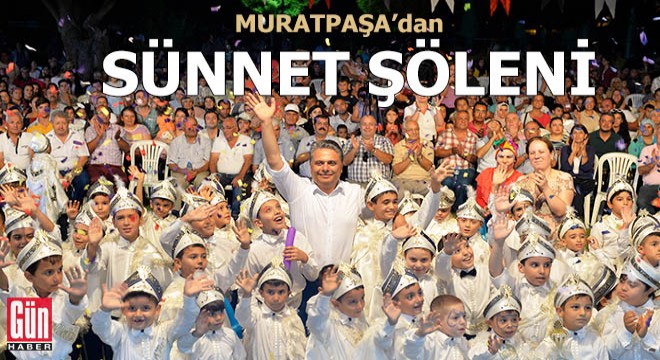 Muratpaşa'dan sünnet şöleni