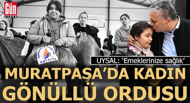 Muratpaşa depremzedeler için seferber oldu