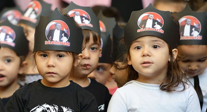 Muratpaşa'nın küçükleri Atatürk'ü andı