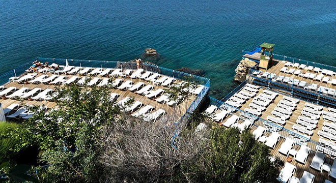 Muratpaşa plajlarına 'mavi bayrak'