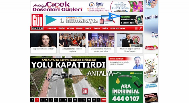 Muratpaşa Belediyesi  Antalya Çiçek Desenleri Günleri  banneri