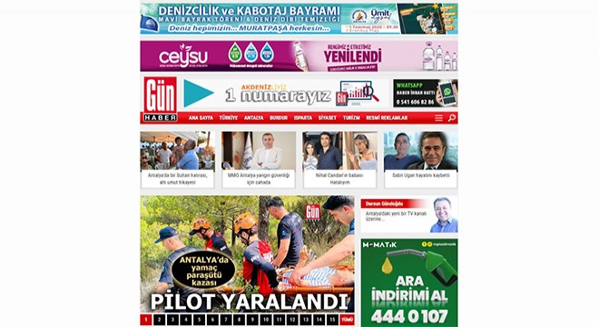 Muratpaşa Belediyesi Denizcilik ve Kabatoj Bayramı Mavi Bayrak töreni  banneri
