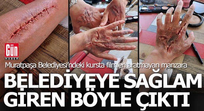 Muratpaşa Belediyesi nin kursunda korkutan görüntüler