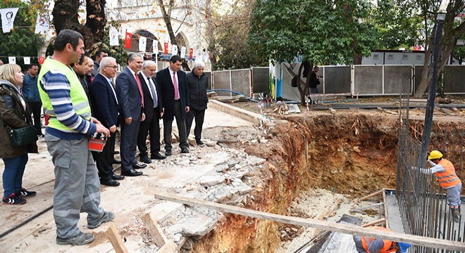 Muratpaşa Camii müştemilatının temeli atıldı