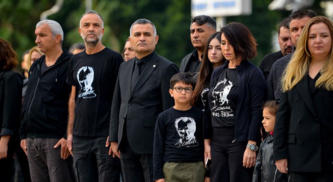 Muratpaşa da 10 Kasım anması