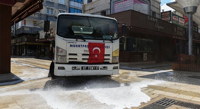 Muratpaşa da dezenfekte çalışmaları sürüyor