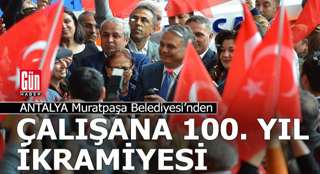 Muratpaşa’dan Cumhuriyet’in 100’üncü yılı ikramiyesi
