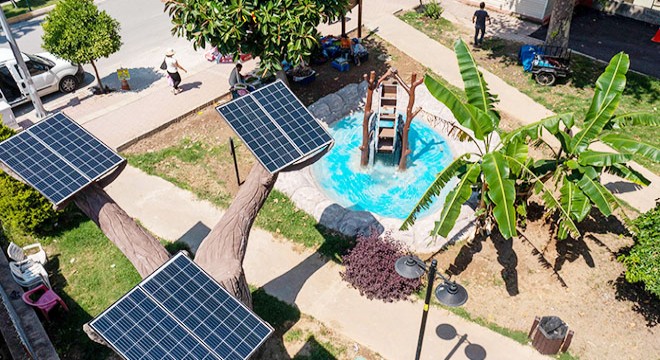 Muratpaşa nın parkları elektrik üretiyor