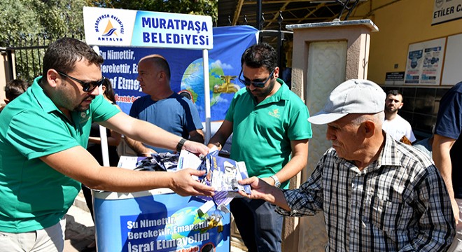 Muratpaşa, perlatör dağıtımına devam ediyor