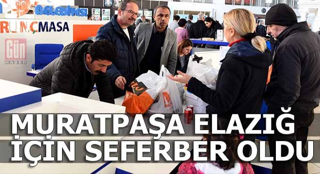 Muratpaşa yardımı Elazığ’a gidiyor