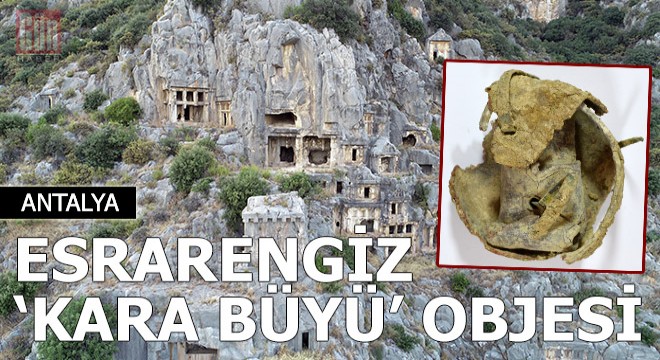 Myra-Andriake’de, esrarengiz ‘kara büyü’ objesi bulundu