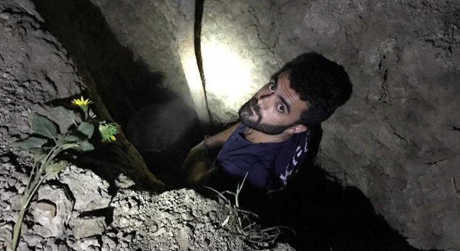 Yakıt çalmak için kazdıkları çukurda yakalanan 2 kişi serbest
