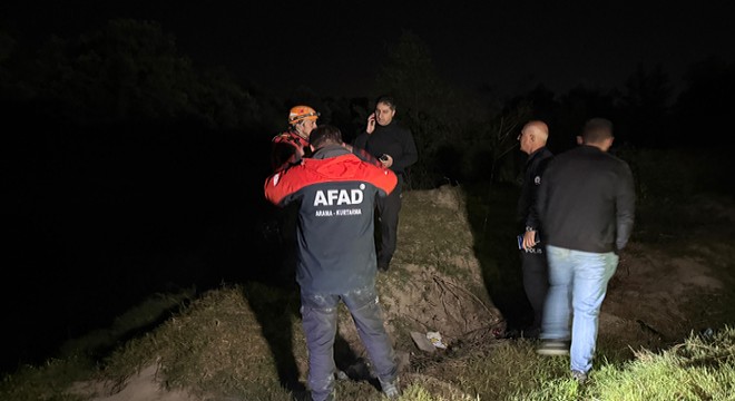 Nehirde kayıp ihbarı ekipleri harekete geçirdi