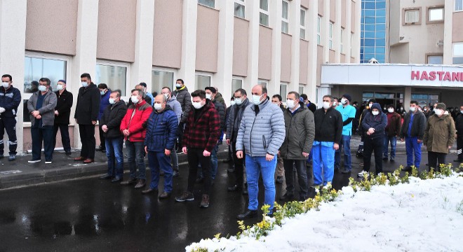 Nevşehir'de koronavirüsten ölen hemşire için tören