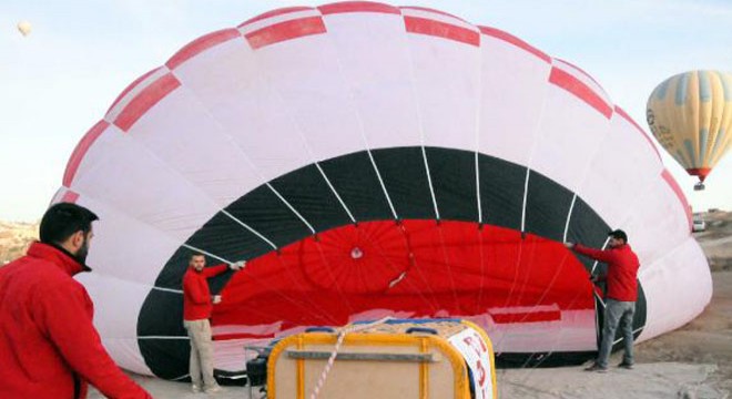 Nevşehir'de üretilen sıcak hava balonlarına yoğun talep