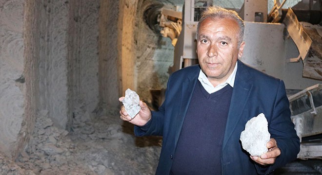 Nevşehir'de yeni bulunan tuz ocağında üretim başladı
