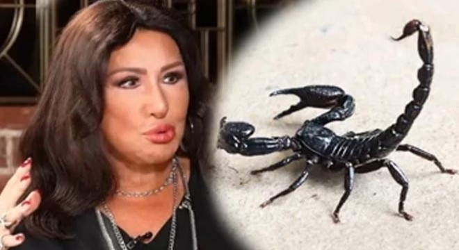 Nükhet Duru ya zehirli akrep şoku