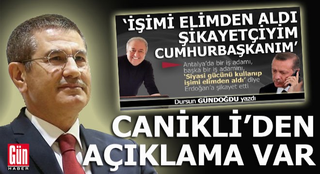 Nurettin Canikli den torpille bayilik açıklaması