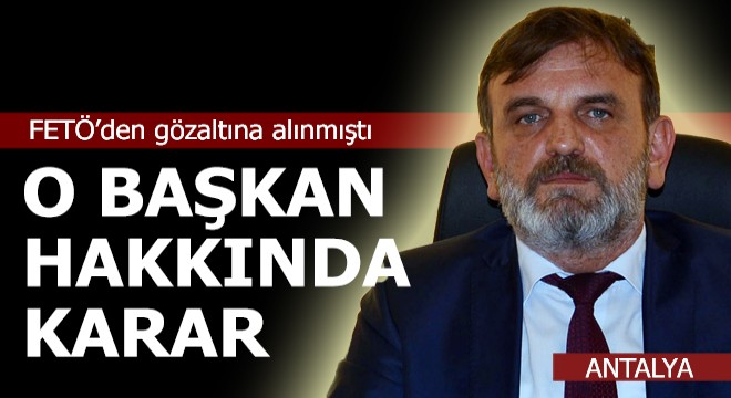 O başkan hakkında karar